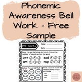 Phonemic Awareness Bell Work - Free Sample