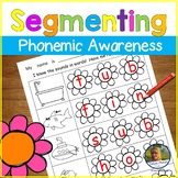 Phonemic Awareness Blending and Segmenting Summer Flowers 