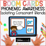 Phonemic Awareness Boom Cards™ | Isolating Consonant Blends