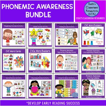 Preview of Phonemic Awareness Bundle