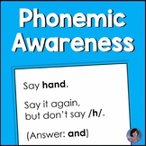 Phonemic Awareness Games: Phoneme Manipulation Activities 
