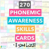 Phonemic Awareness Cards + Game Boards (270 cards!) Scienc