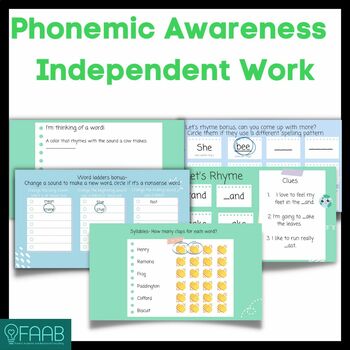 Preview of Phonemic Awareness- Differentiated-For older students
