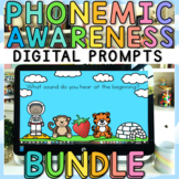 Phonemic Awareness Digital Prompts with Google Slides and Images