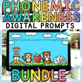 Preview of Phonemic Awareness Digital Resource: Slides Daily Warm ups with Google Slides