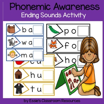 Phonemic Awareness Ending Sounds Activity | TpT