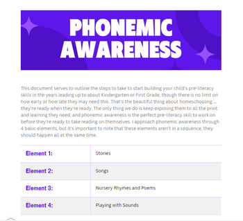 Preview of Phonemic Awareness Guidebook