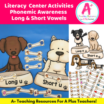 Teacher Made Literacy Center Resource Game Vowel Sort Long & Short "o" Sounds 