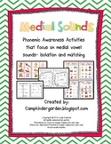 Phonemic Awareness - Middle Sounds Matching and Isolation Pack