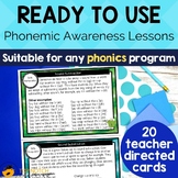 Phonemic Awareness Lessons | Teacher Led Oral Activities |