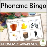 Phoneme Blending Bingo - Phonemic Awareness Activity