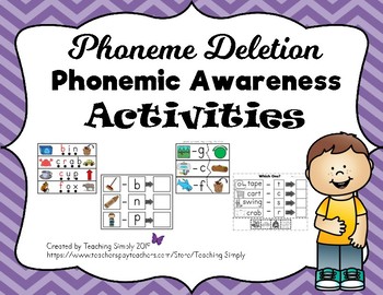 Phonemic Awareness Phoneme Deletion by Teaching Simply | TpT