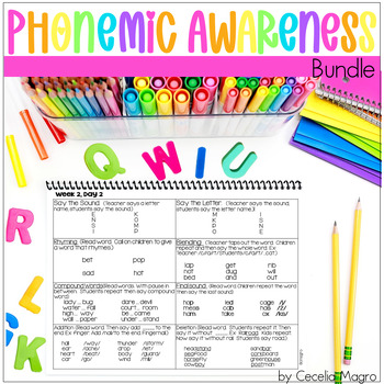 Preview of Phonemic Awareness Phonological Awareness Activities Science of Reading