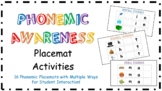 Phonemic Awareness Placemat Activities