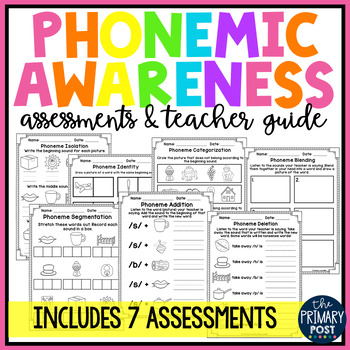 Preview of Phonemic Awareness Assessments and Teacher Guide