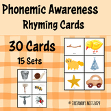 Phonemic Awareness Rhyming Cards Set of 15