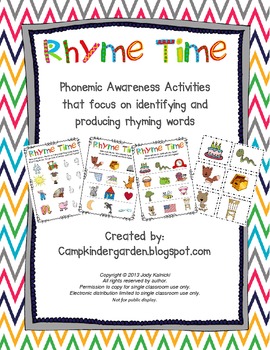 Preview of Phonemic Awareness - Rhyming Time
