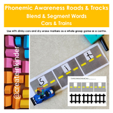Phonemic Awareness Roads and Tracks - Blend and Segment Wo