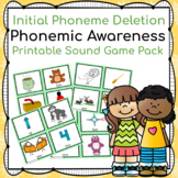Initial Sound Deletion Game Pack for Phonemic Awareness
