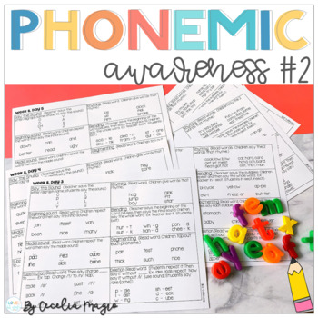 Preview of Phonemic Awareness Systematic Explicit Instruction for Primary Students Month 2