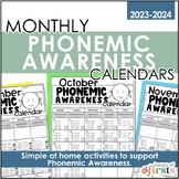 Phonemic Awareness Take Home Calendars