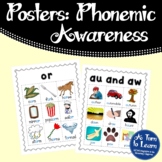 Phonemic Awareness Visual Posters for Tricky Sounds!
