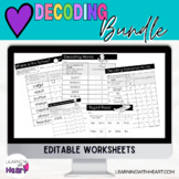 Phonemic Awareness and Decoding Words BUNDLE!