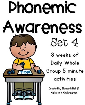 Preview of Phonemic Awareness for Little Learners (Set 4)