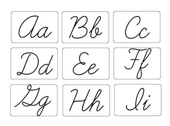 Phonetic Alphabet Activity Set, Cursive by IFIT Montessori | TPT