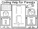 Phonetic Coding “cheat sheet” for Parents