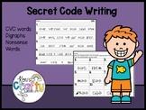 Secret Code Writing Phonetic Code-CVC,  & Digraph sentence