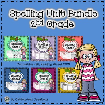 Preview of 2nd Grade Spelling Bundle