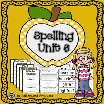 Preview of 2nd Grade Spelling Unit 6