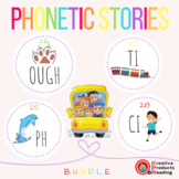 CPR Phonetic Stories (Ph, Ough, Ti, Ci) Bundle 7