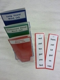 Phonetic Word List Cards ~ 3 sets of 10 cards