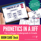 Phonetics in a Jiff Interactive IPA Game for College Stude