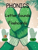 Phonic Alphabet Winter Mitten: Letter Sound Flashcard Word Wall