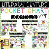 Phonic Literacy Centers: Pocket Chart Sort BUNDLE - Beg. S