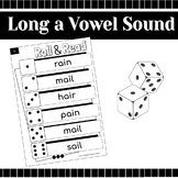 Phonic Long A Vowel Sound: Roll & Read Game