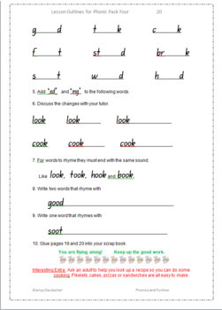 Digraphs - Phonic Pack Four - Phonic Lessons/Work Sheets - Foundation Print