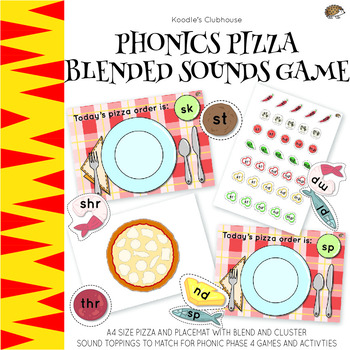 Preview of Phonic Pizza Blend Sound Game