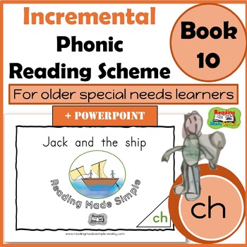 Preview of Decodable Reader for Older Students + PowerPoint: CH: Book 10
