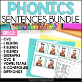 Phonic Sentences Bundle - Sentence Writing - Writing Center