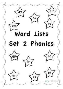 Preview of Phonic word lists