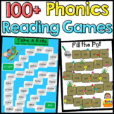 Phonics: 101 Phonics Reading Board Games (CVC, Blends, Dig