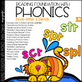 Phonics - 3s BLENDS - Reading Foundational Skills (SCR, SP