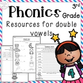 Double Vowels Worksheets | Teachers Pay Teachers