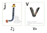Phonics A5 Phase 3 Letters and Sounds Flash Cards Posters 