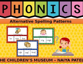 Preview of Phonics - ALTERNATIVE SPELLING PATTERN (clip it!)