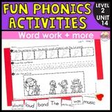 Phonics Activities Level 2 Unit 14 - ou and ow Exit Ticket